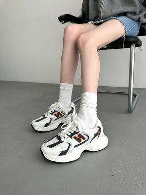 Кросівки жіночі спортивні, білий+оранж колір 1160 фото