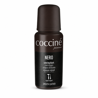 Крем-фарба чорного кольору Coccine для шкіри та підошви кп-3 фото