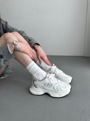 Кросівки жіночі спортивні, білий+сірий колір 1159 фото
